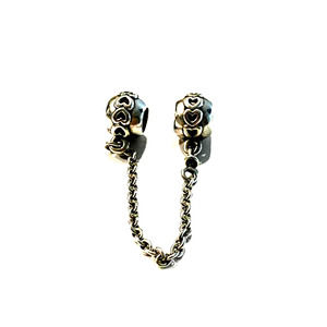 Pandora Band of Hearts Safety Chain Charm #791088-5